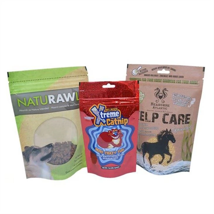 Zipper Stand Up Pouch Pet Food Bags